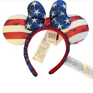 Disney Parks American Flag Ear Headband